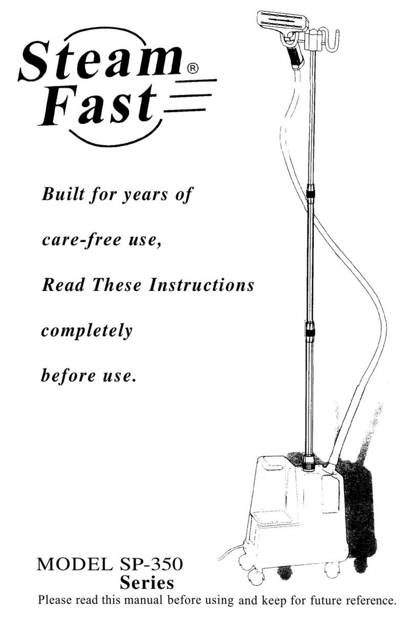 Steamfast SP-350 Series instructions