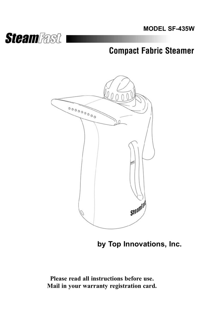 Steamfast SF-435W instructions