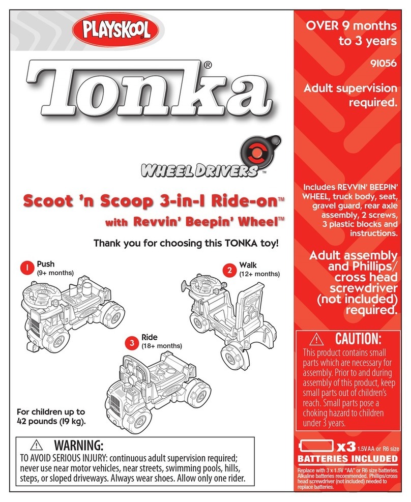 Tonka Playskool User manual