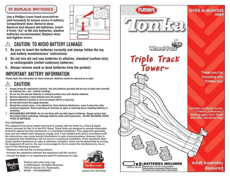 Tonka Wheel Pals Triple Track Tower 6502290001 User manual
