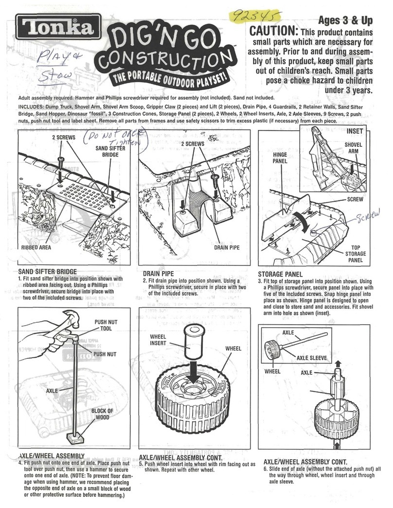 Tonka Dig n Go Construction none instructions