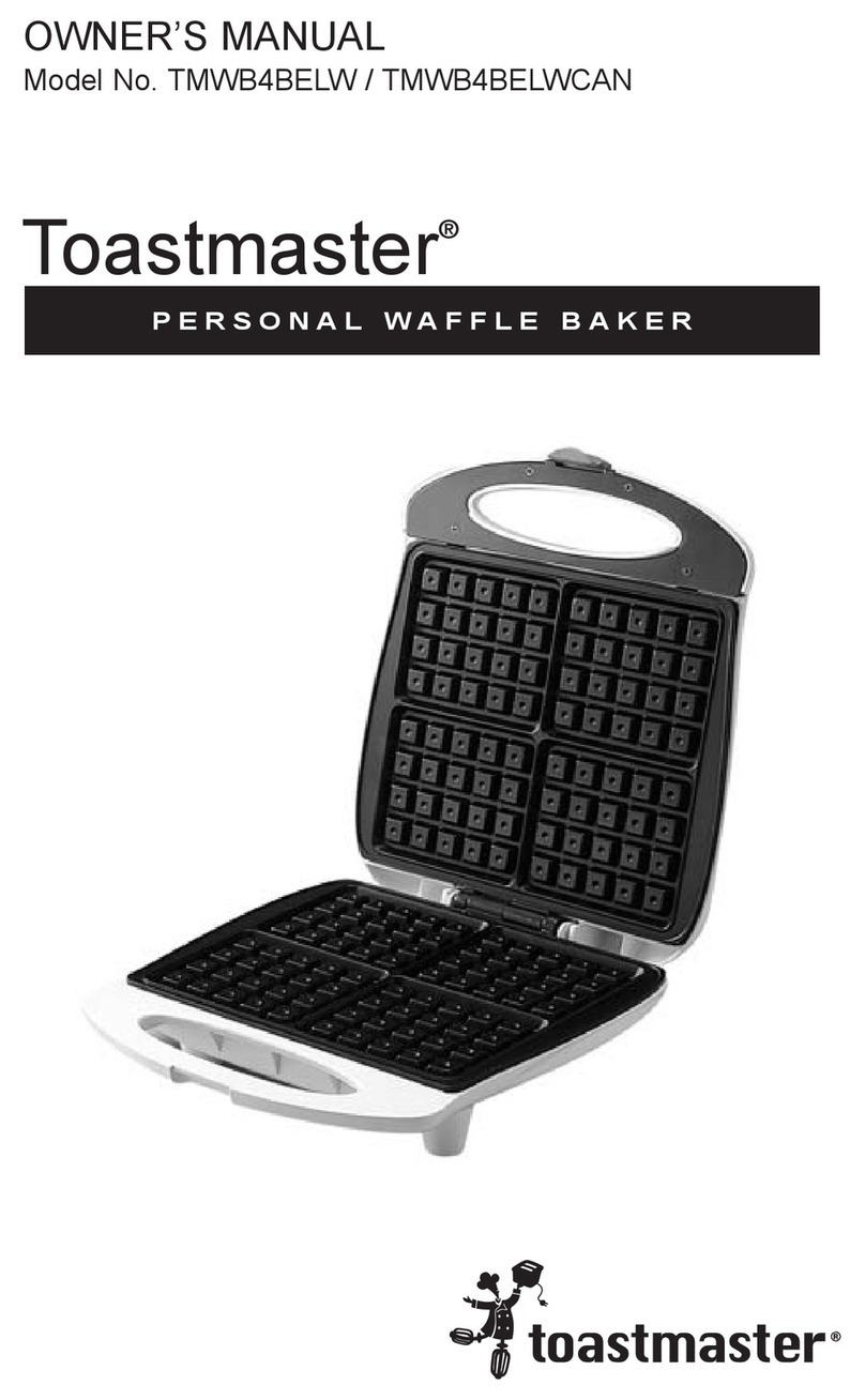 Toastmaster TMWB4BELW User manual