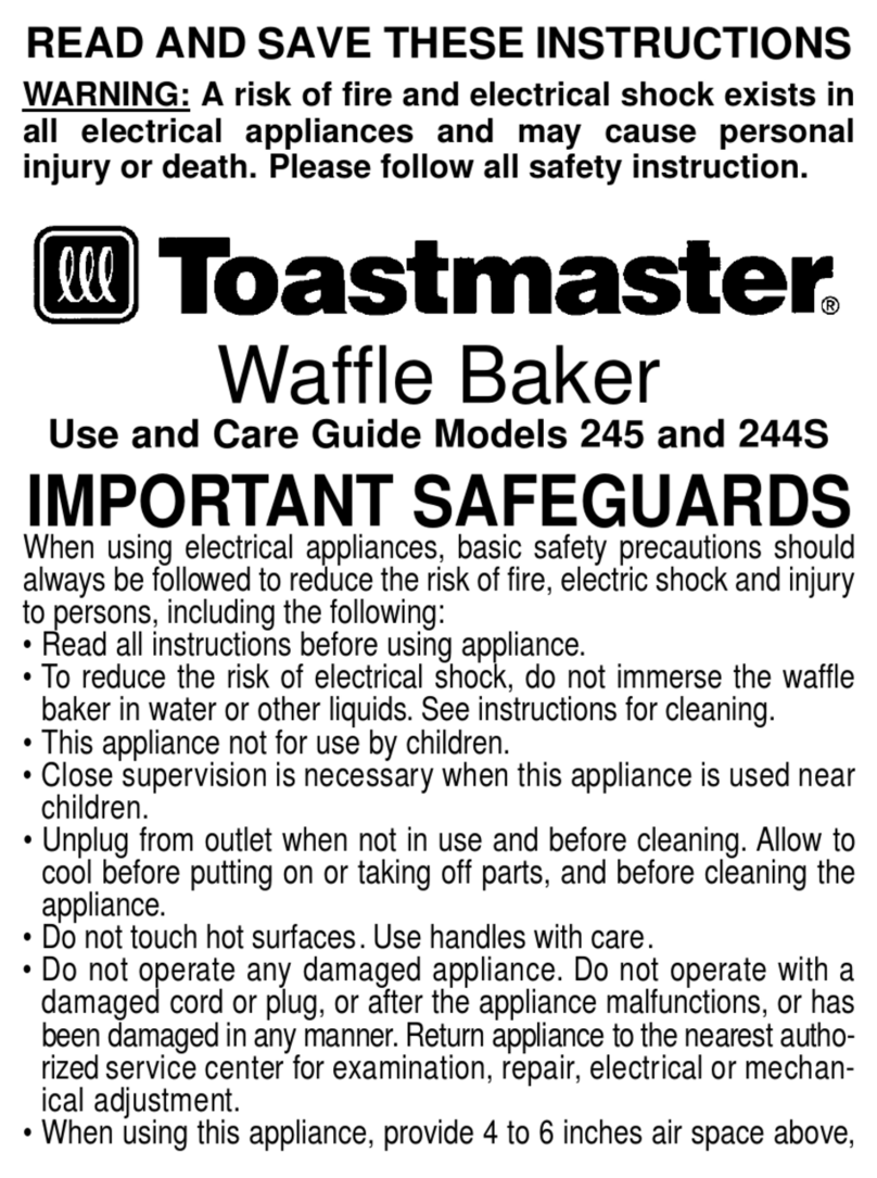 Toastmaster 244S User manual