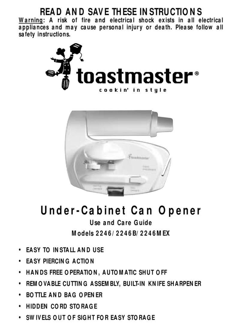 Toastmaster 2246 User manual