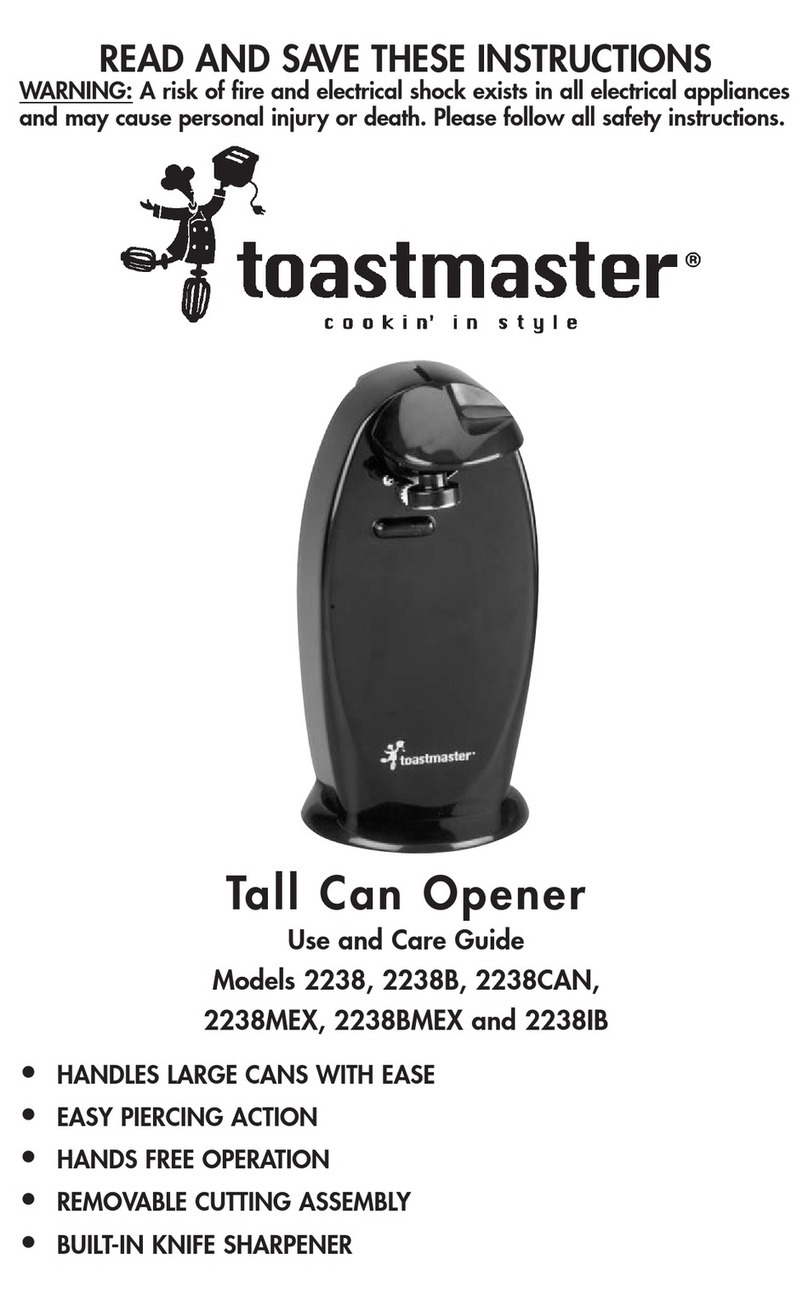 Toastmaster 2238BMEX User manual