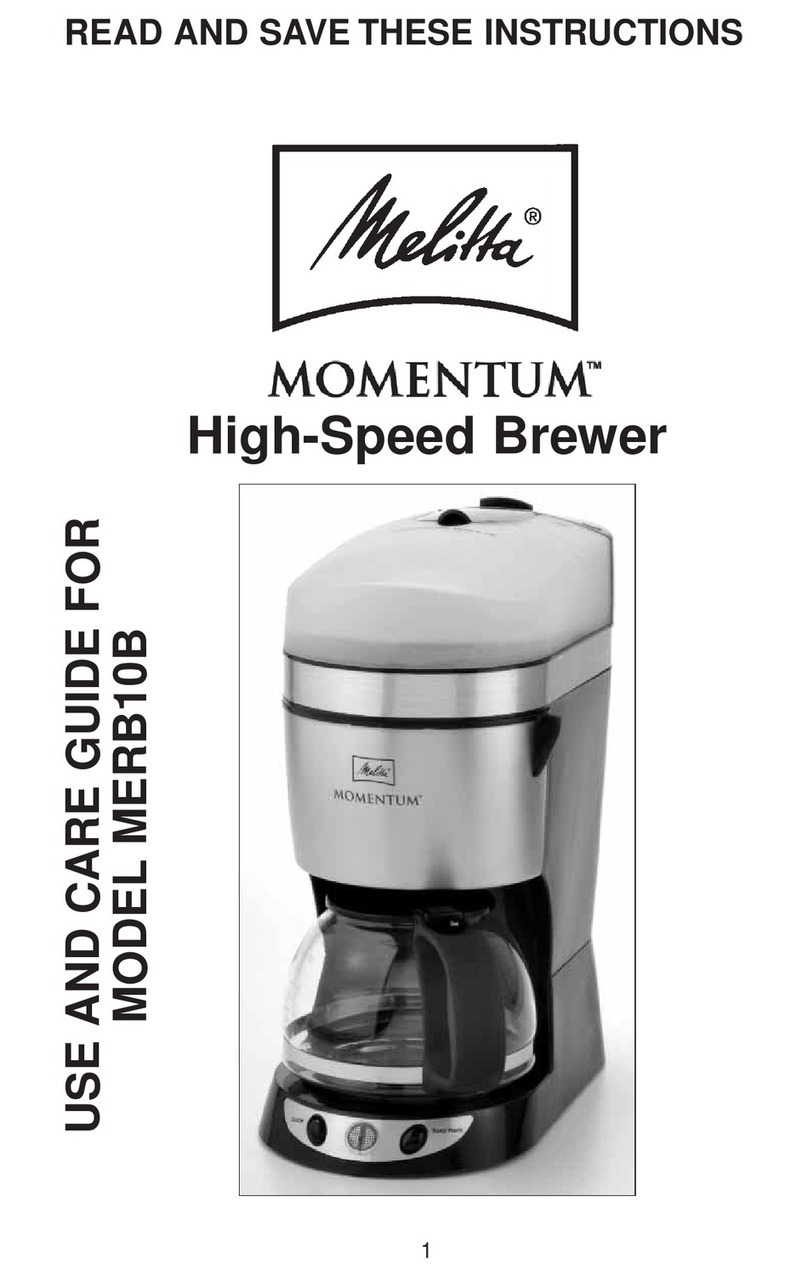 Melitta MERB10B User manual