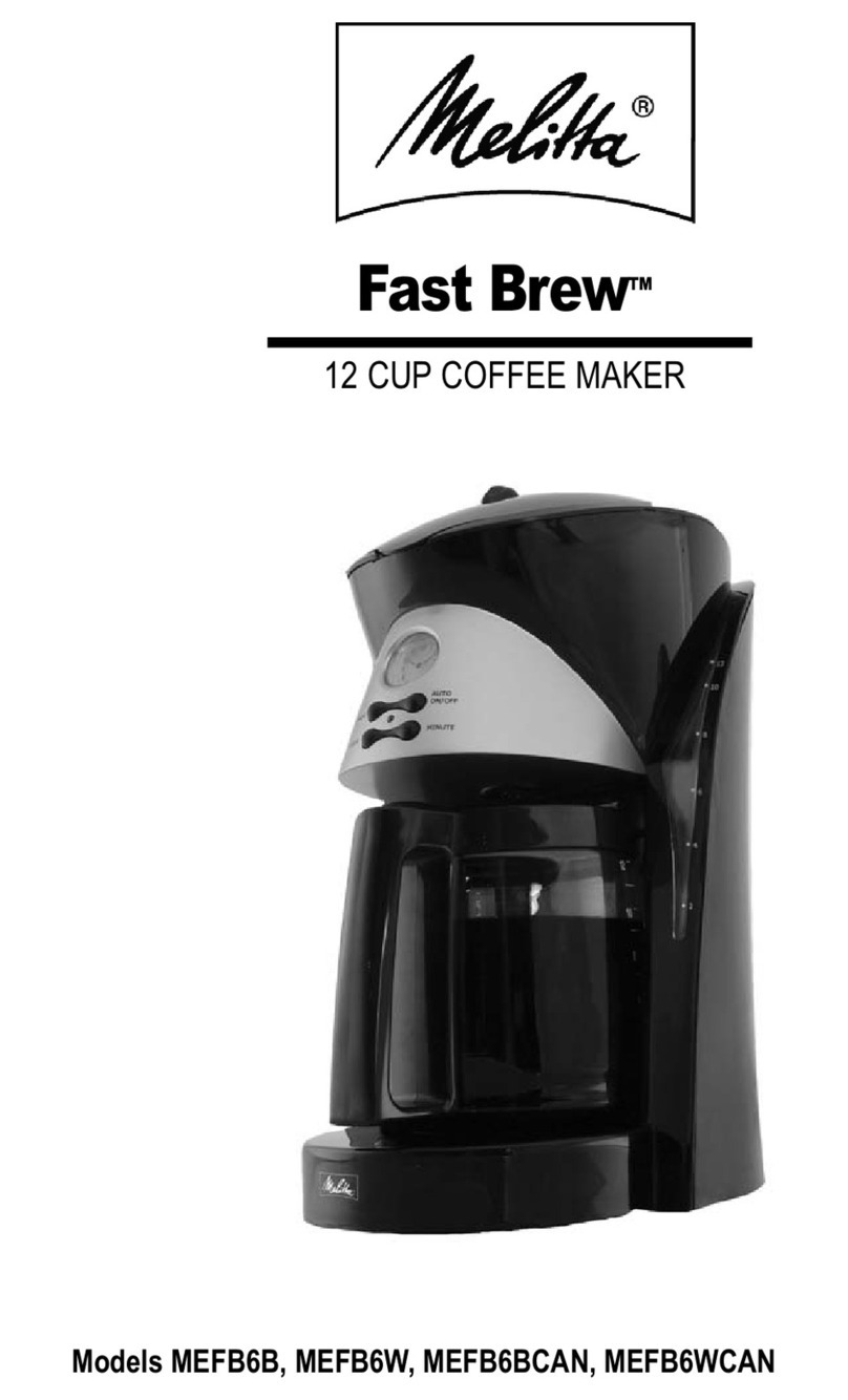 Melitta MEFB6B owner's manual
