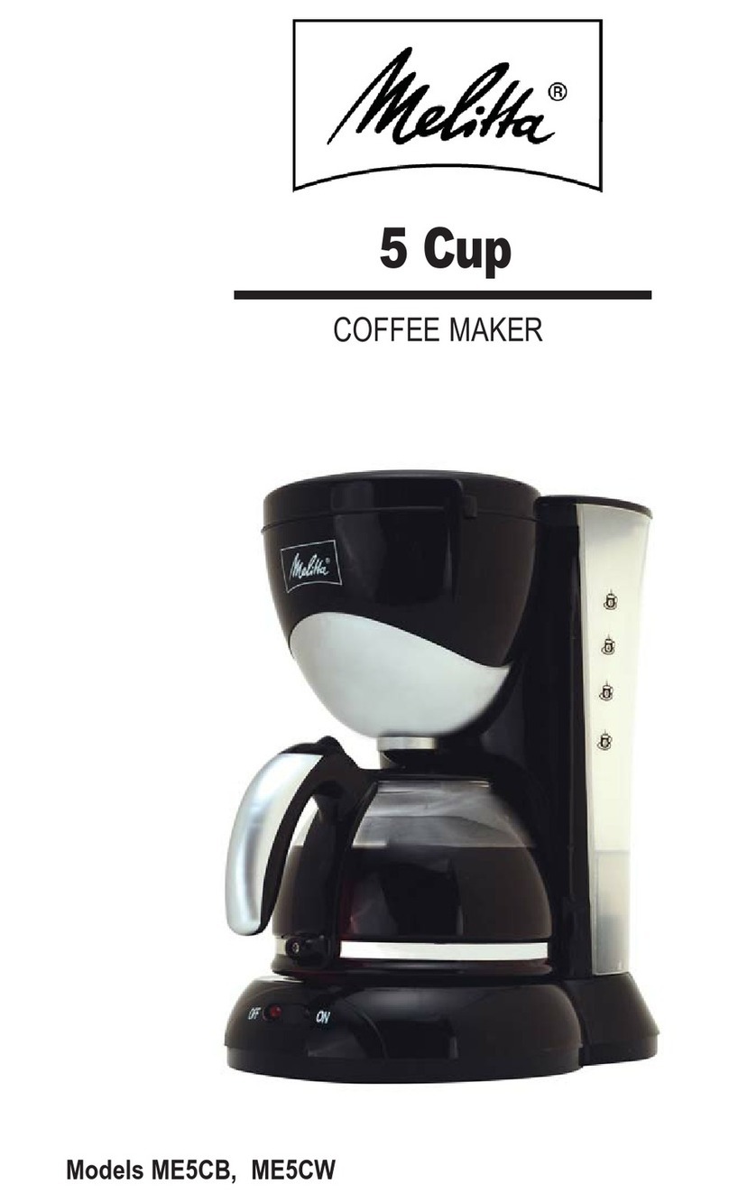 Melitta ME5CB User manual