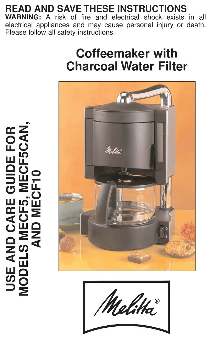 Melitta ANDMECF10 User manual