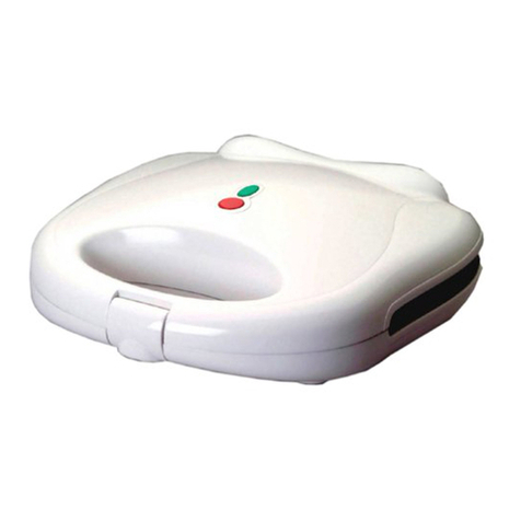 Toastmaster Snackster TSM2SAN RECIPE BOOK USE AND CARE GUIDE