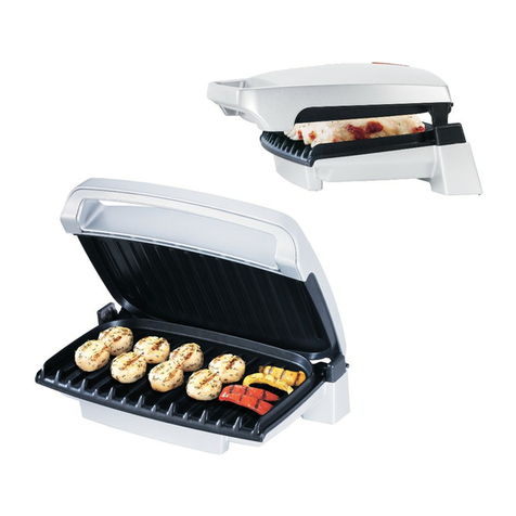 Salton George Foreman GRB72P owner's manual