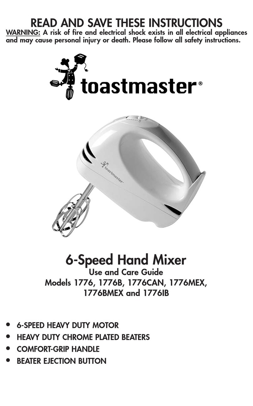 Toastmaster 1776B User manual
