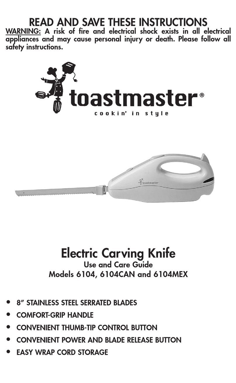 Toastmaster 6104CAN User manual