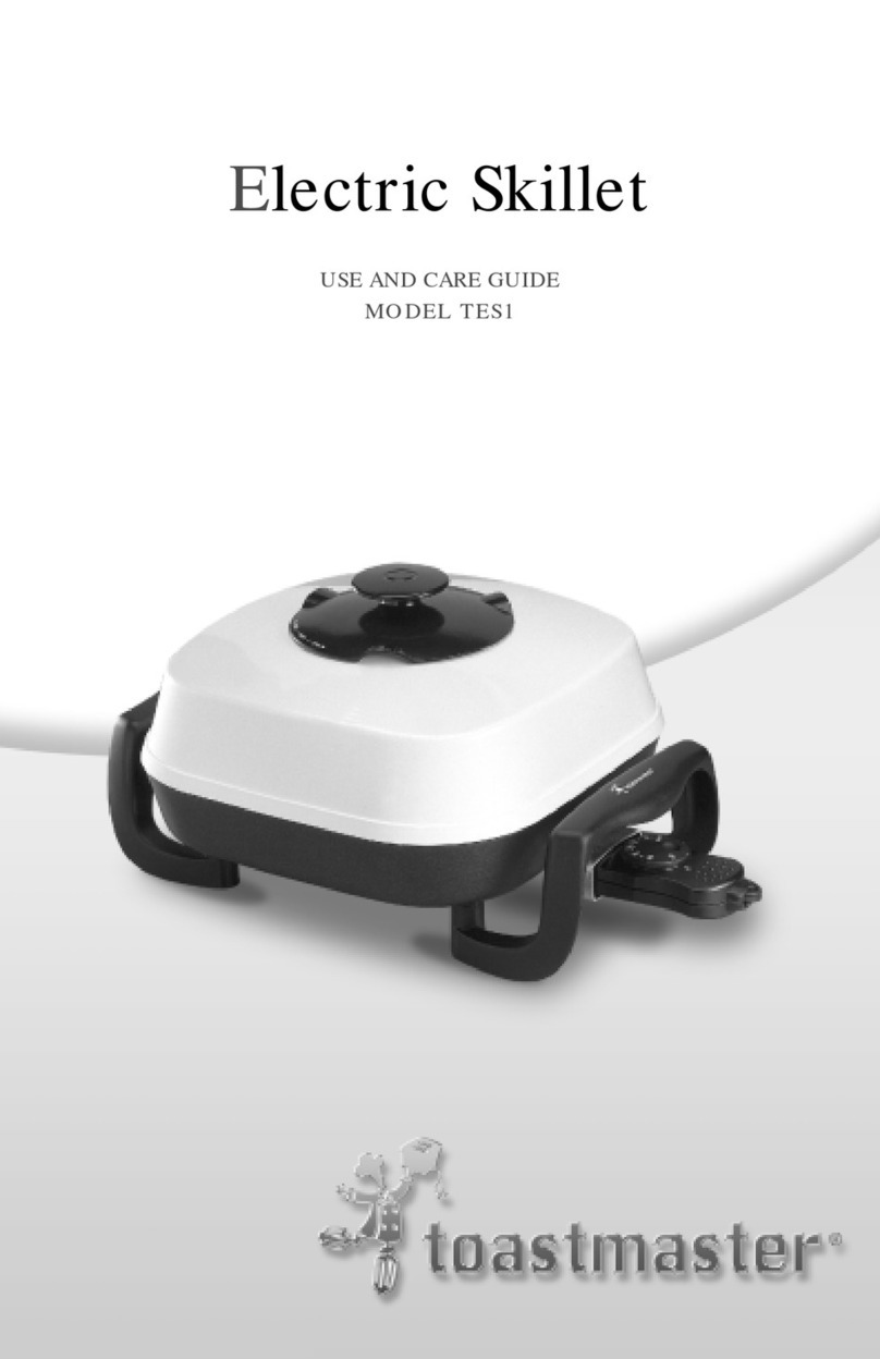 Toastmaster TES1 User manual