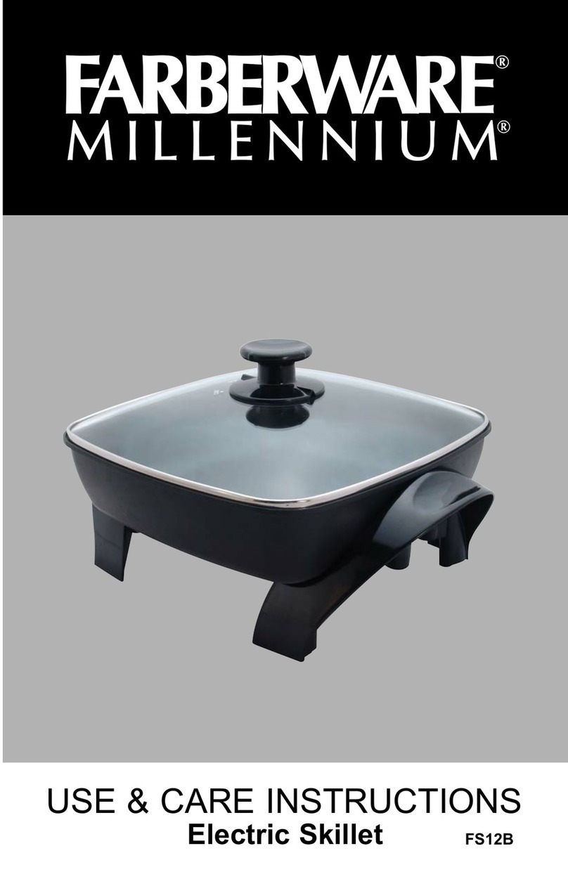 Farberware Millenium FS12B Use and care instructions