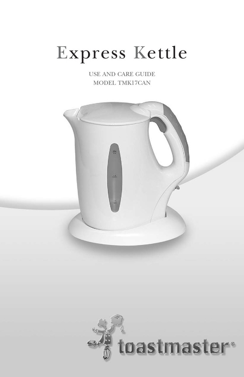 Toastmaster TMK17CAN User manual