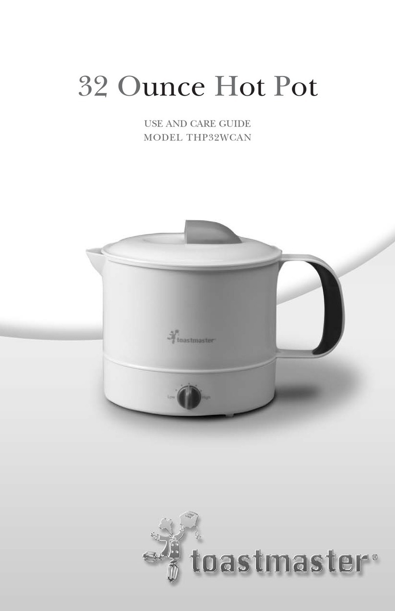 Toastmaster THP32WCAN User manual