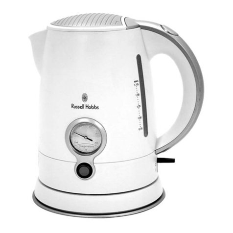 Russell Hobbs RHEKRET Instructions and warranty