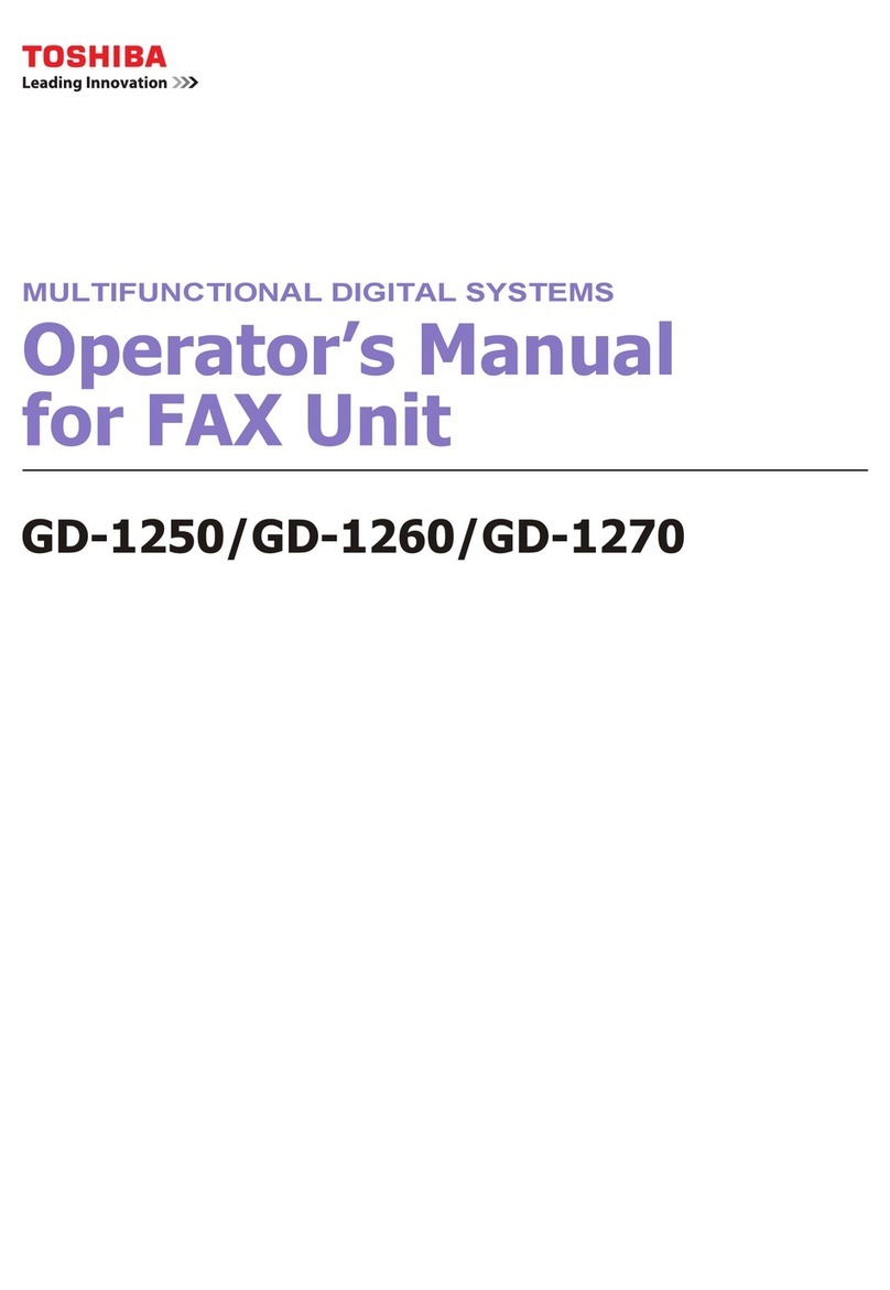 Toshiba GD-1250 Operator's manual