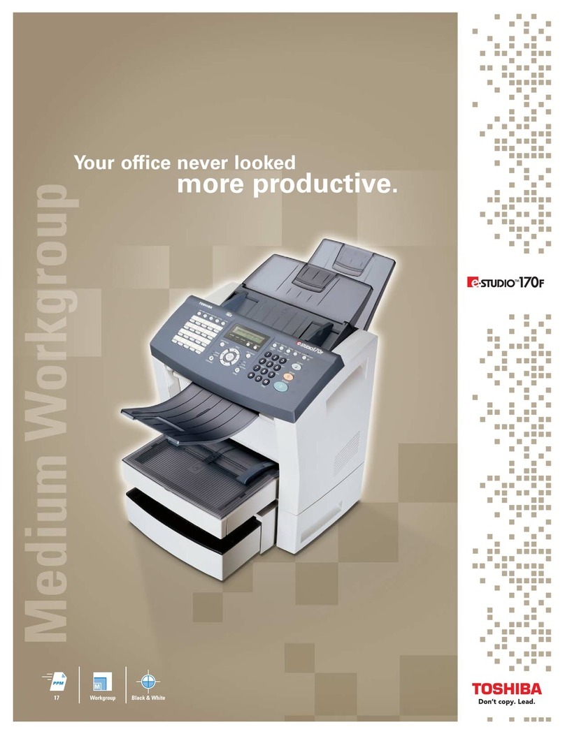 Toshiba e-STUDIO 170F User manual