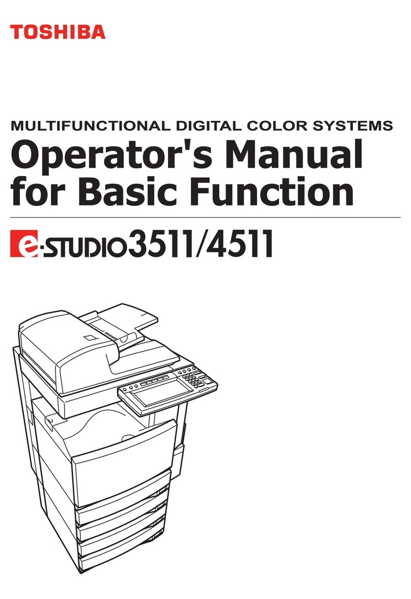 Toshiba E-STUDIO E-Studio 3511 User manual