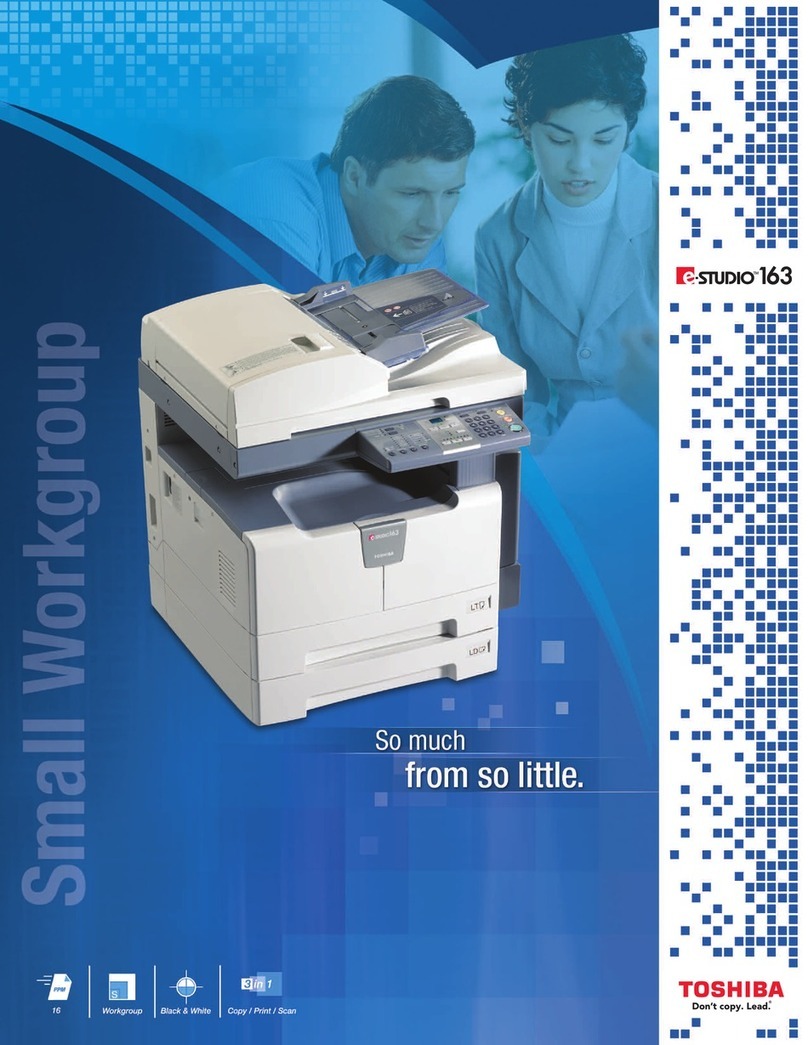 Toshiba e-STUDIO163 User manual