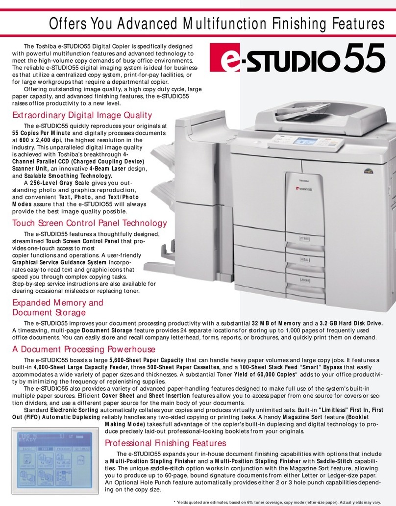 Toshiba e-STUDIO 55 User manual