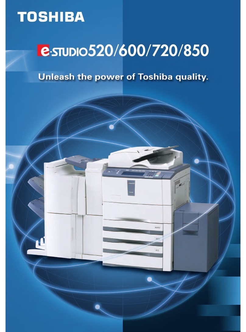 Toshiba e-STUDIO 520 User manual
