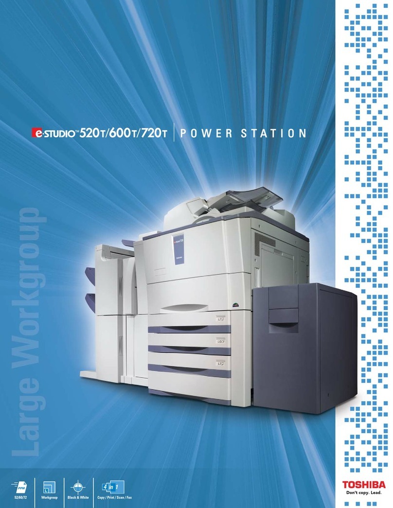 Toshiba e-studio 520T User manual