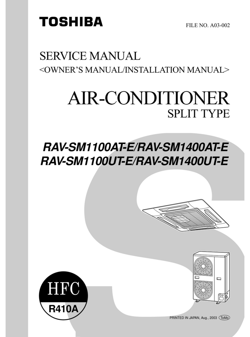Toshiba RAV-SM1100UT-E User manual