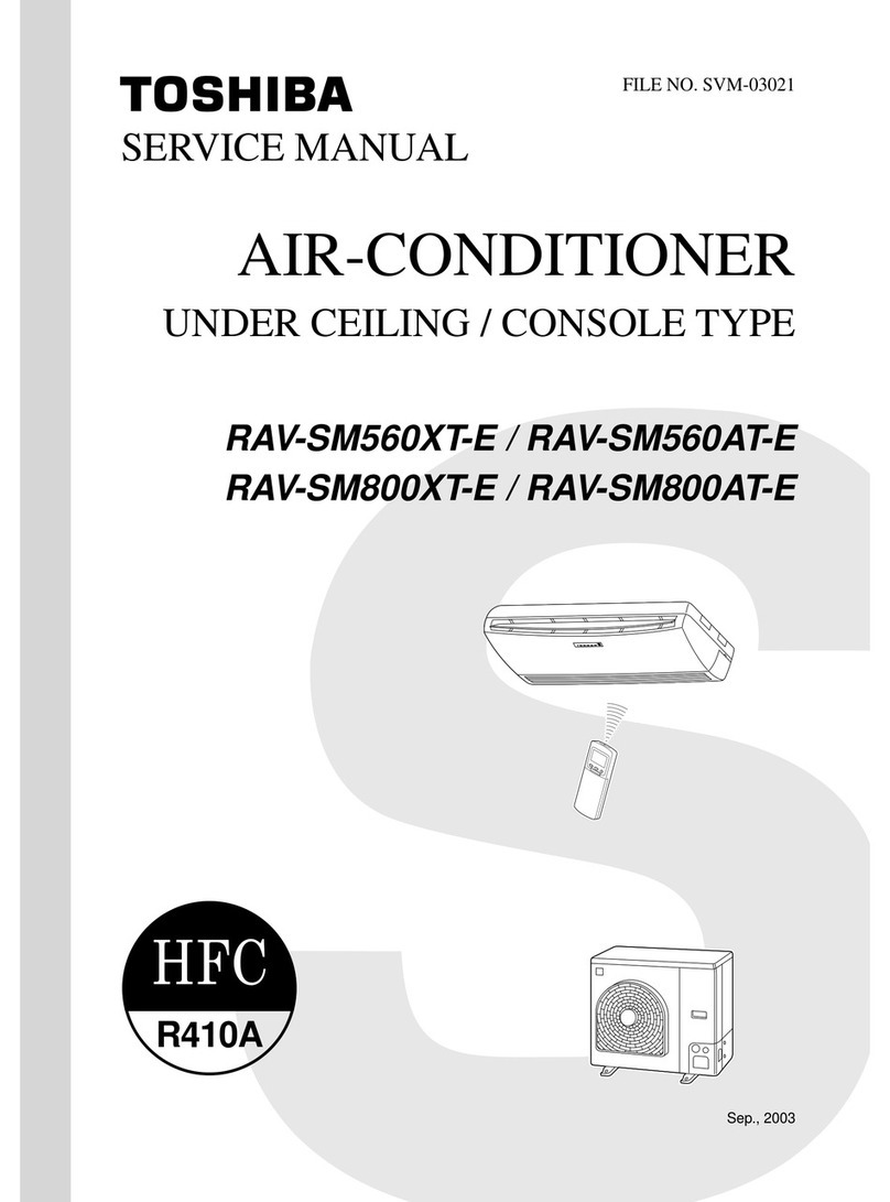 Toshiba RAV-SM560XT-E User manual