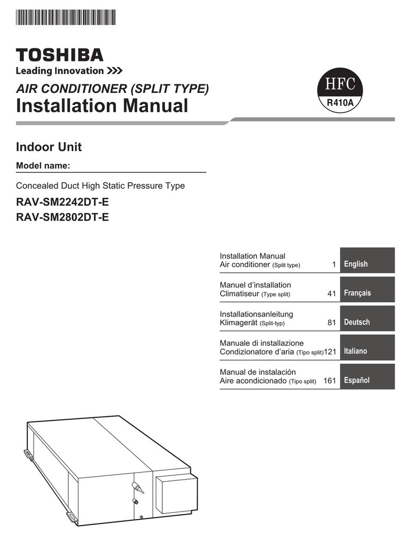 Toshiba RAV-SM2242DT-E User manual