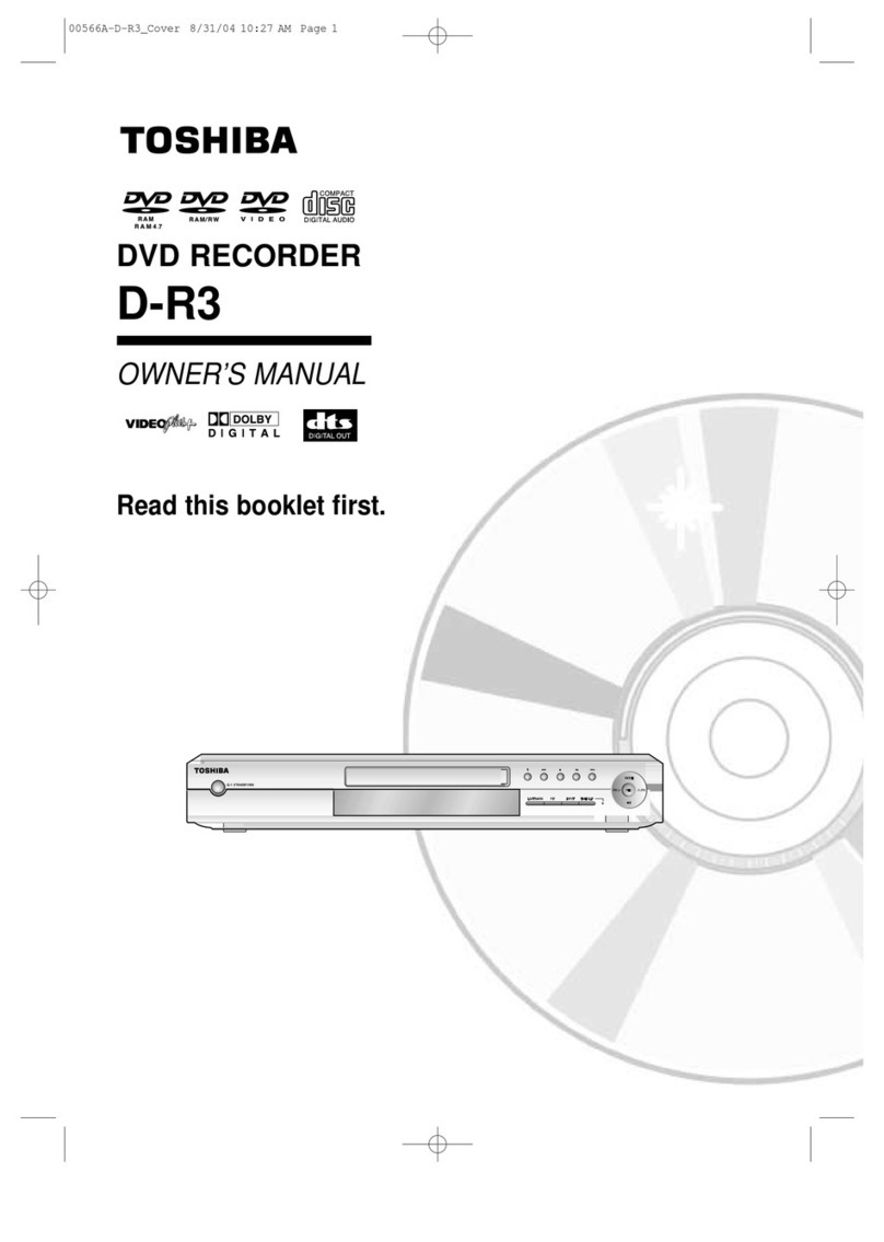 Toshiba D-R3 User manual