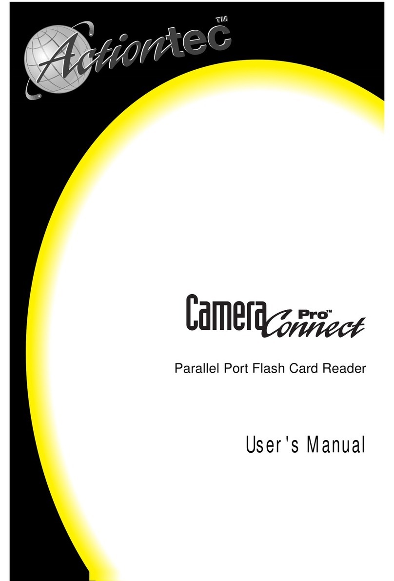 ActionTec Parallel Port Flash Card Reader user manual