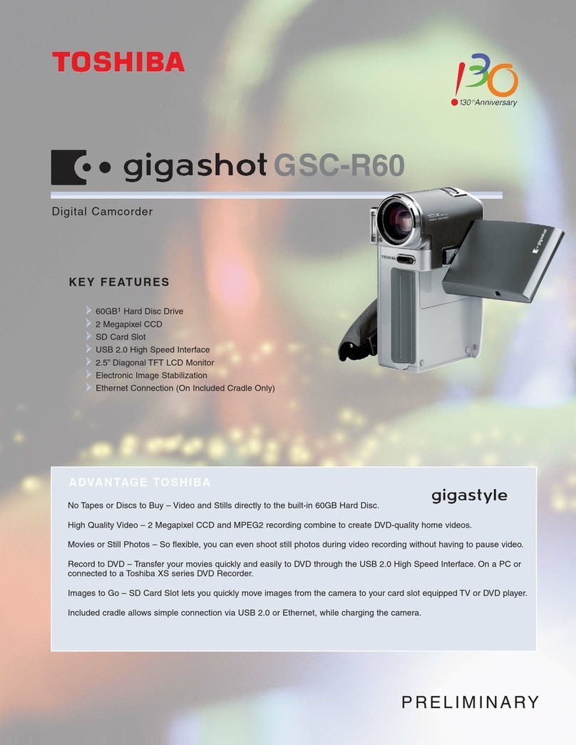 Toshiba GSC-R60 Specifications