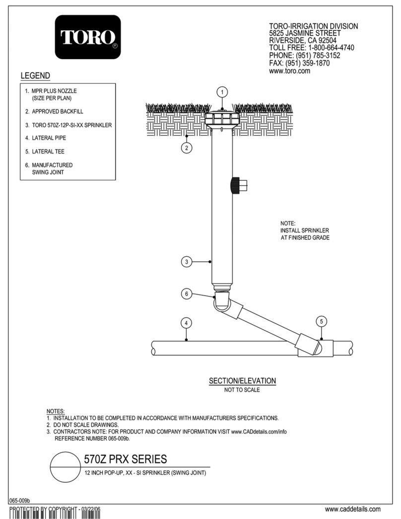 Toro 570Z PRX Series User manual