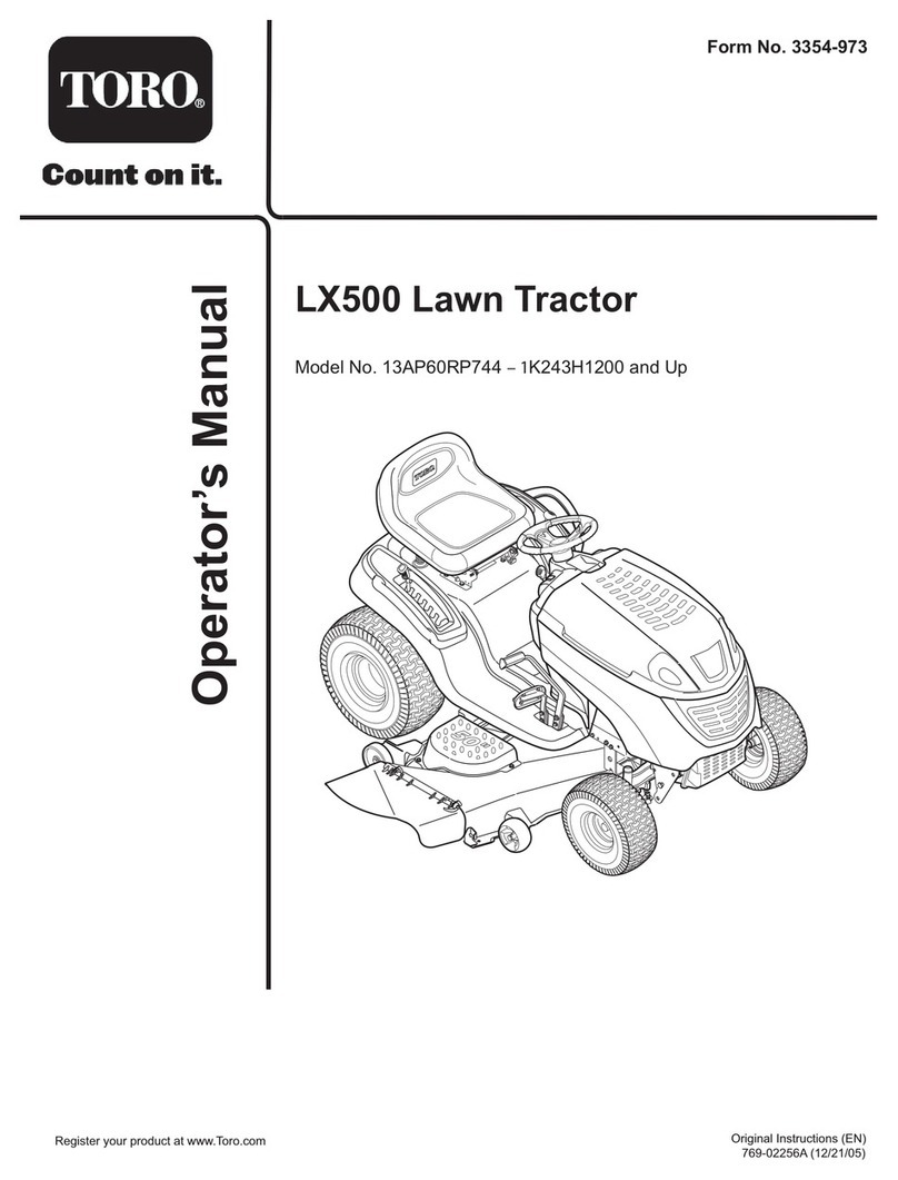 Toro LX500 Operator's manual