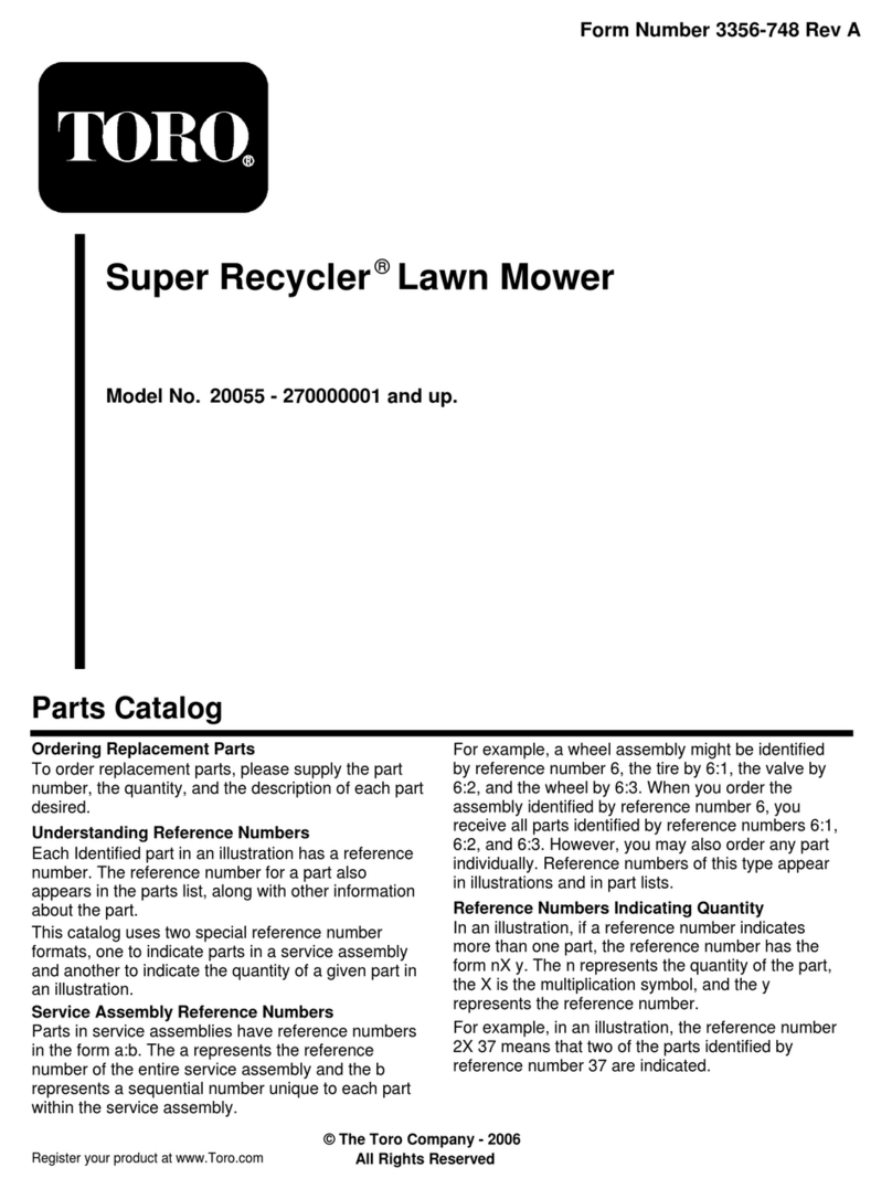 Toro SUPER RECYCLER 20055 Instruction Manual