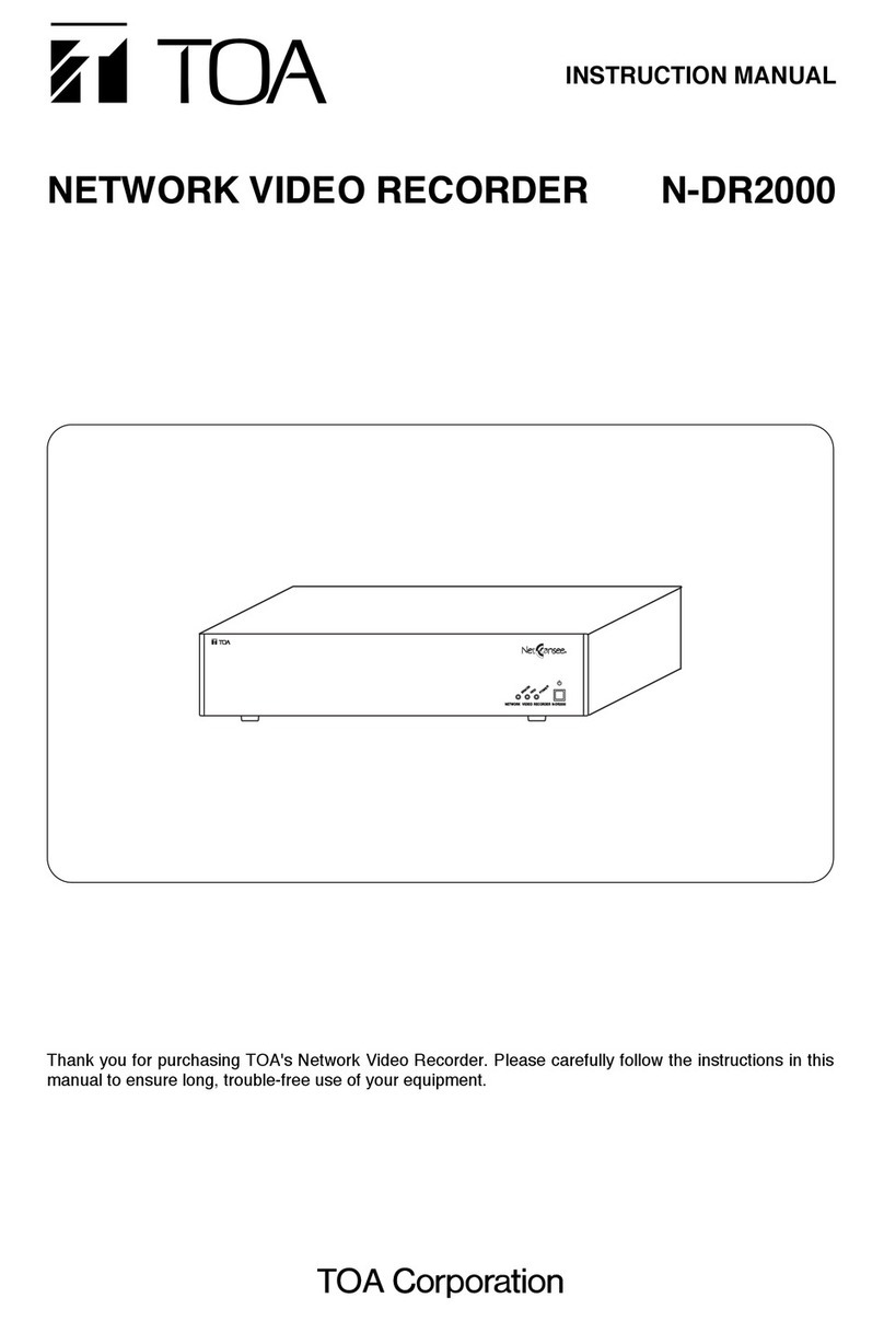 Toa Netcansee N-DR2000 instruction manual