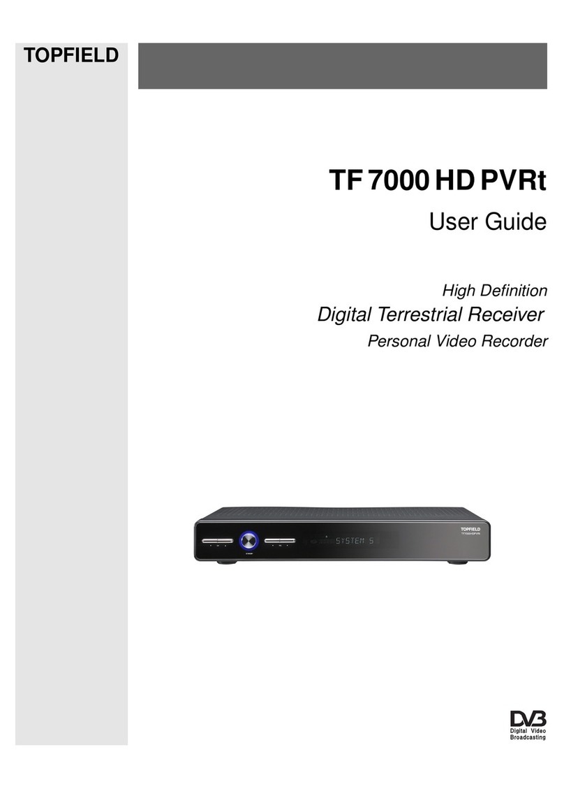 Topfield TF 7000 HD PVRt user guide