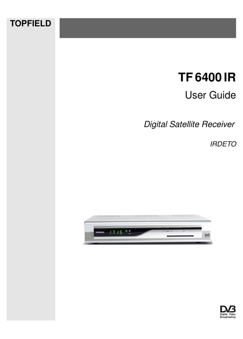 Topfield TF6400IR User manual Topfield TF6400IR User manual