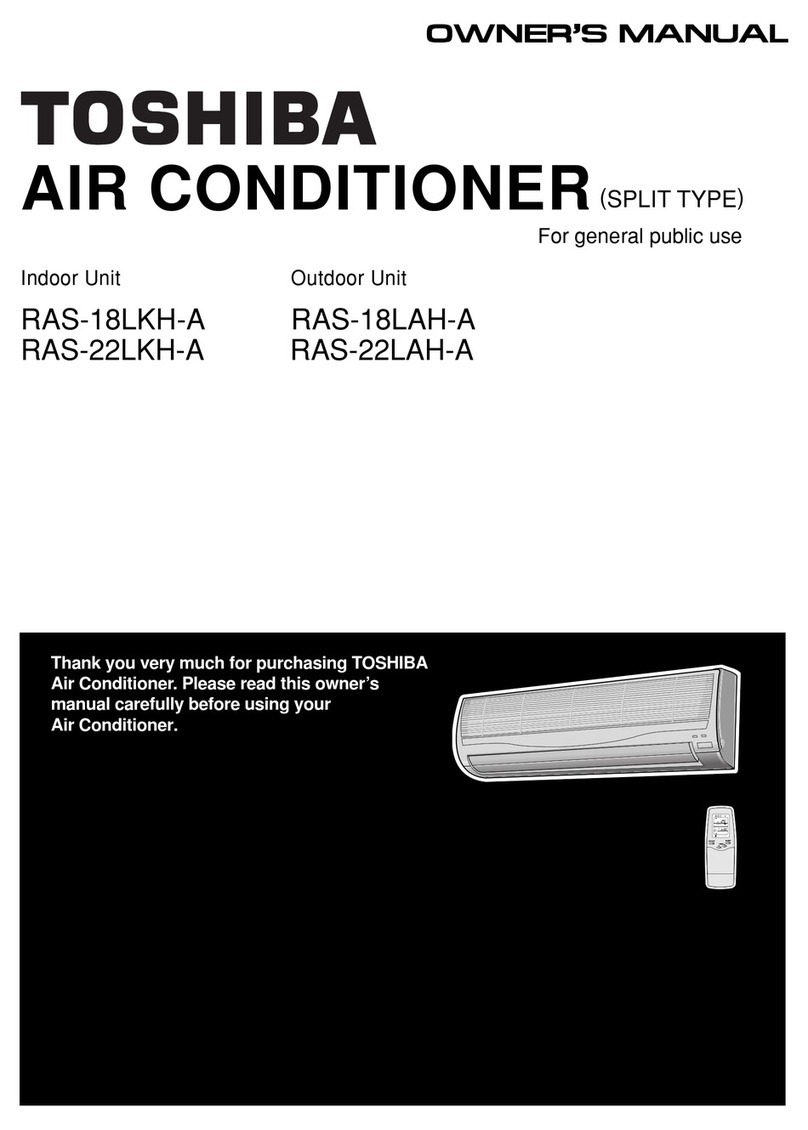Toshiba RAS-18LAH-A owner's manual