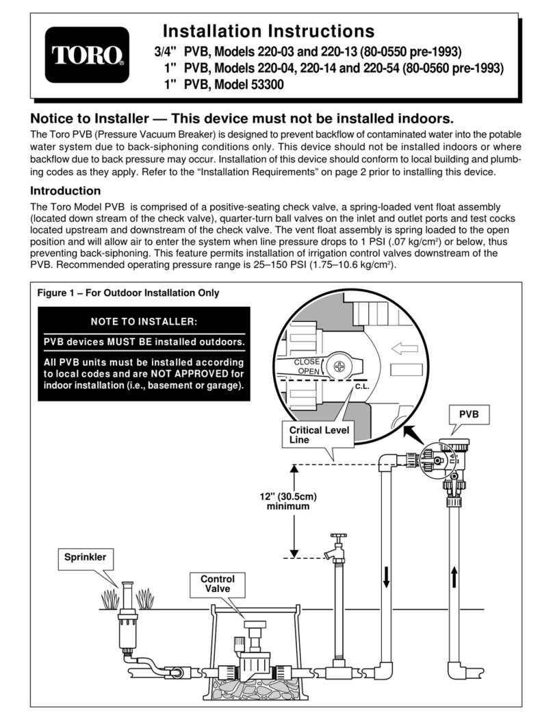 Toro 220-03 User manual