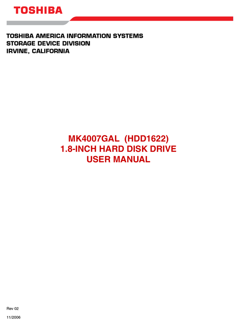 Toshiba MK4007GAL user manual