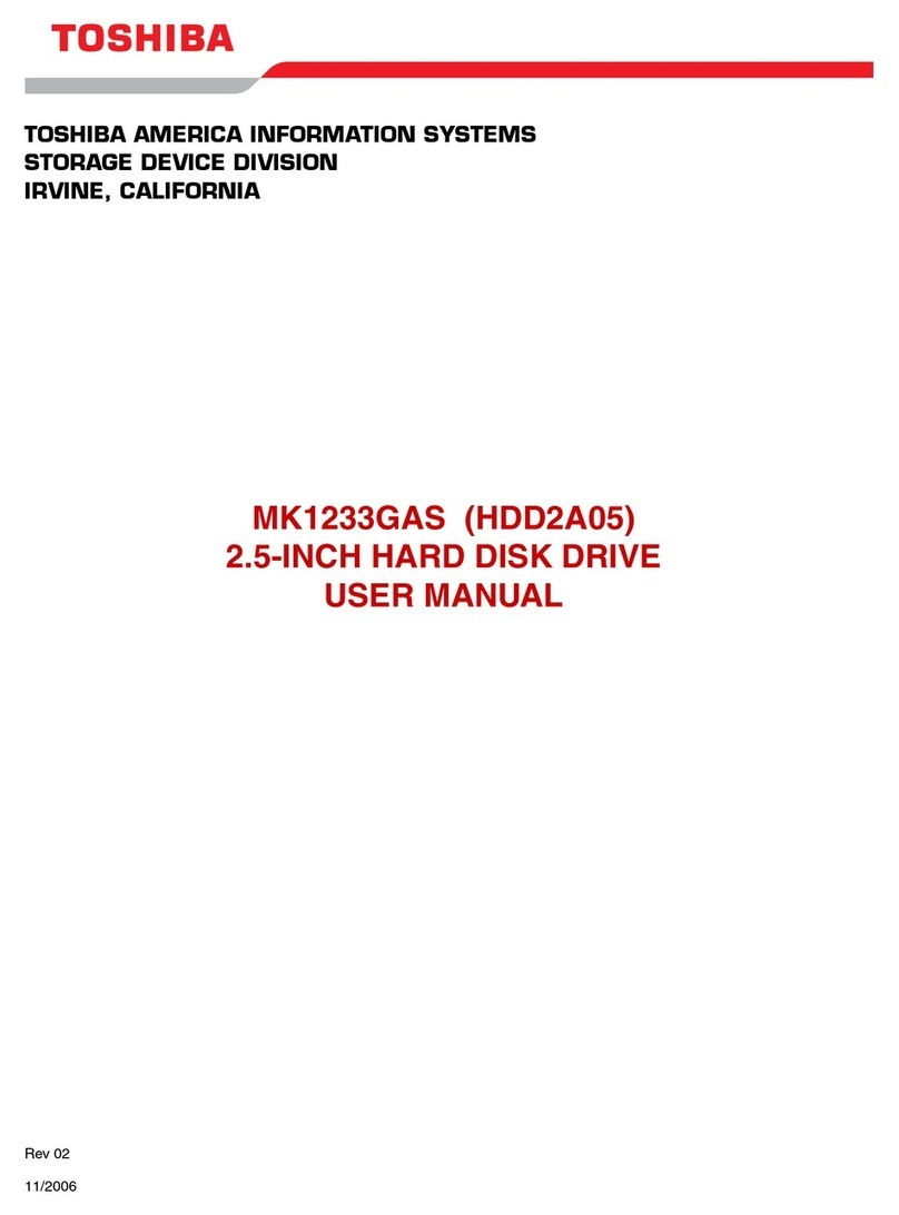 Toshiba MK1233GAS User manual