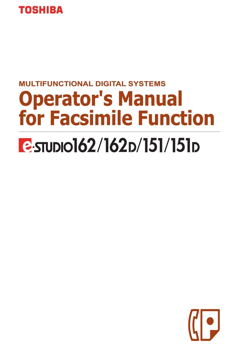 Toshiba e-studio 151 User manual Toshiba e-studio 151 User manual