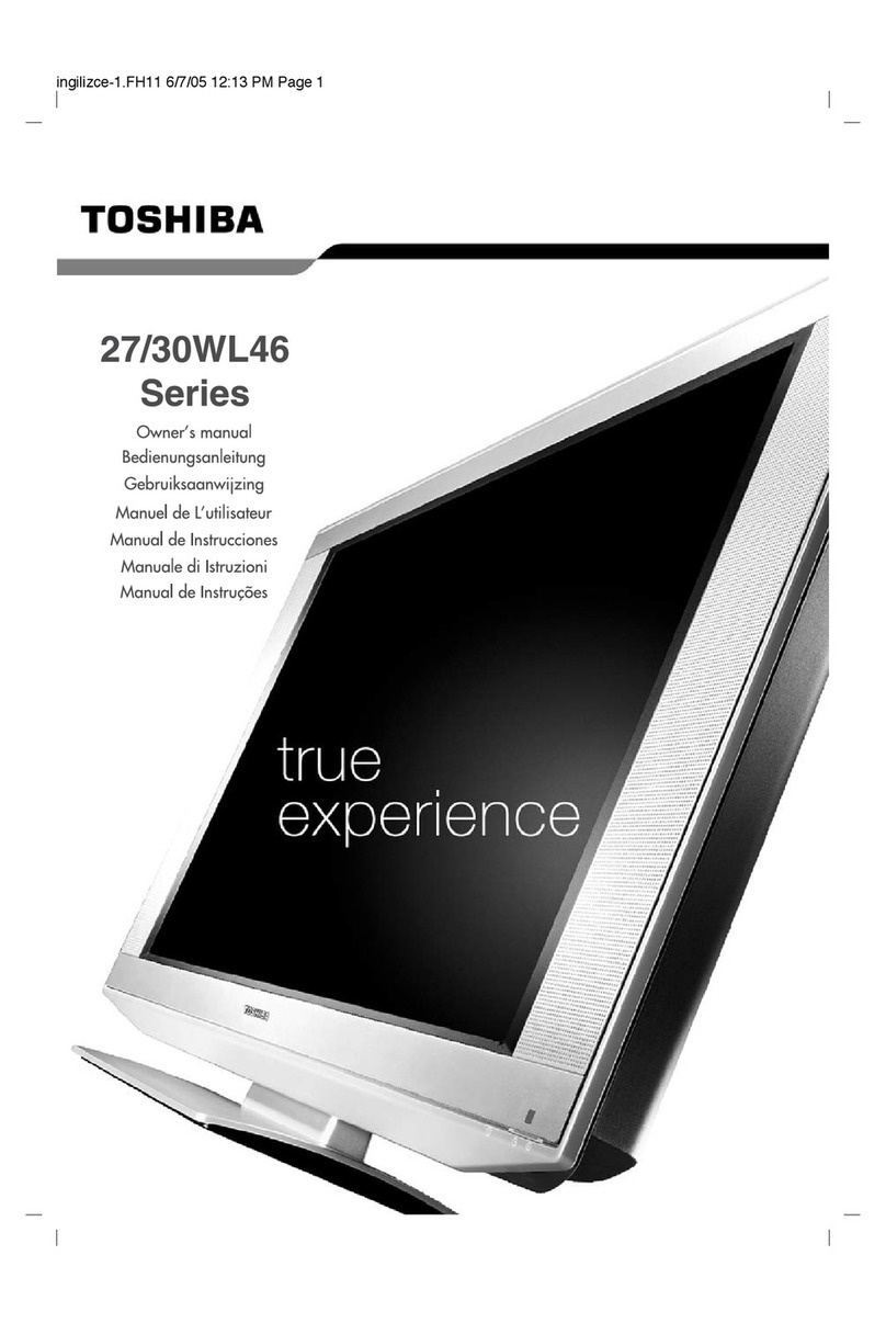 Toshiba 27WL46 Series User manual