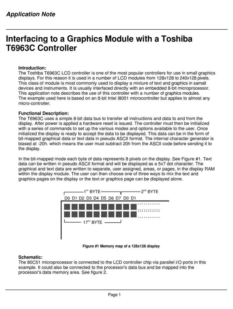 Toshiba T6963C Installation and operating instructions