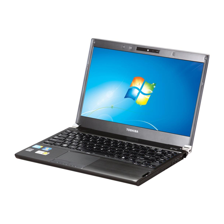 Toshiba PORTEGE R700 Series User manual