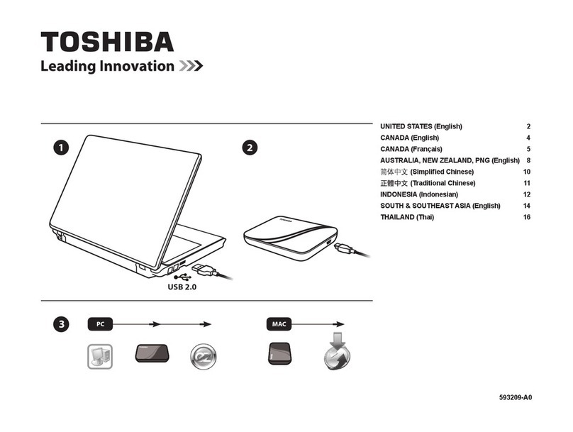 Toshiba 593209-A0 User manual Toshiba 593209-A0 User manual